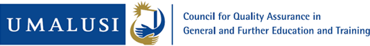 UMALUSI Council for Quality Assurance in General and Further Education and Training